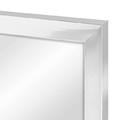 Mirror 50x70 cm, silver aluminum frame