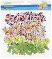 CRAFT WITH FUN Self-Adhesive Christmas Decor Mix, 180 Pieces