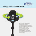 Graco SnugTurn i-Size R129 Rotating ISOFIX Base, Black