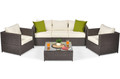 Outdoor Furniture Set MALAGA COMFORT MAX, brown