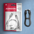 AXAGON USB Cable BUCM2-CM10AB 240W USB-C USB-C, 1.0m