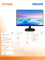 Philips 27'' Full HD LCD Monitor 273V7QJAB