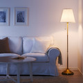 ÅRSTID Floor lamp, brass, white, 155 cm