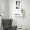 BERGSHULT / RAMSHULT Wall shelf, white, 80x20 cm