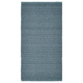 TIDTABELL Rug, flatwoven, grey-blue, 80x150 cm