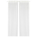 GJERTRUD Sheer curtains, 1 pair, white, 145x300 cm
