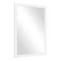 Mirror 50x70 cm, matt white frame
