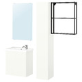 ENHET Bathroom, anthracite/white, 64x33x65 cm