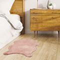 Faux Sheepskin Rug Cuso, pink