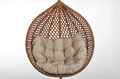 Hanging Cocoon Chair BALI LUX, in-/outdoor, brown