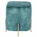 Pouffe Izbit Velvet, blue