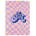 Document File Folder with Elastic Band A4 1pc Unique, assorted patterns