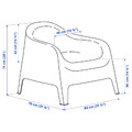 SKARPÖ Armchair, outdoor, beige