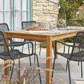 Garden Table Extendable Denia 180/228x90x75cm, acacia