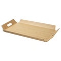 SILVERHAJMAL Tray, bamboo, 58x38 cm