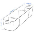 UPPDATERA Box, anthracite, 50x12 cm
