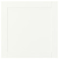SANNIDAL Door with hinges, white, 60x60 cm