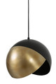 Pendant Lamp Namco 25, black/antique bronze