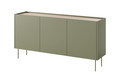 Three-Door Cabinet with Drawer Unit Desin 170, olive/nagano oak