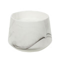 Scented Candle Marble L, white