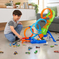Hot Wheels® 4-Loop Crash-Out™ Track Set HXR70 5+