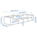 STOCKHOLM 2025 4-seat sofa, Alhamn dark brown