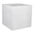 Outdoor Plant Pot Graphit 50 x 50 x 50 cm, white