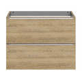 Goodhome Wall-mounted Basin Cabinet Imandra Slim 80cm, oak