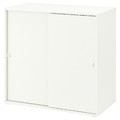 VIHALS Cabinet with sliding doors, white 95x47x90 cm
