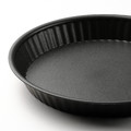 MÅNTAGG Pie dish, non-stick coating dark grey, 30 cm