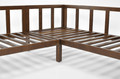 Garden Outdoor Corner Sofa, wood, dark brown, beige