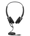 Jabra Engage 40 MS Stereo Headset with Inline Link, USB-C & USB-A, Black