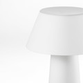 SOLVINDEN Table lamp, battery-operated/white, 20 cm