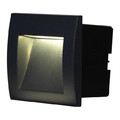 GoodHome Outdoor Lamp LED Sham, square, black
