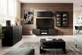 Wall Cabinet Loftia, black/matt black