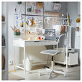 ALEX Drawer unit on castors, white/black, 36x50 cm