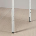 UTVISNING Gaming desk with shelf, ash effect/white, 120x60 cm