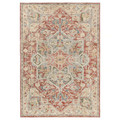 JÄRNVÄG Rug, low pile, ornament pattern pink/beige, 160x230 cm