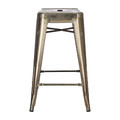 Bar Stool Paris 66cm, metallic