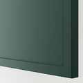 ASPUDDEN Decorative cover panel, dark grey-green, 39x80 cm