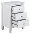 Nightstand Bedside Table Linnea I, white