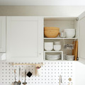 KNOXHULT Kitchen, white frame, 220x61x220 cm