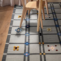 KNYLHAVREN Rug, flatwoven, grey/handmade, 200x300 cm