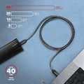 AXAGON USB Cable BUCM4X-CM10AB cable USB-C USB-C USB4.0 240W