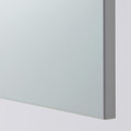 METOD Wall cabinet w dish drainer/2 doors, white/Veddinge grey, 80x60 cm
