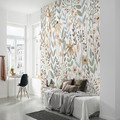 GoodHome Wall Mural Wallpaper Stibin, green flowers