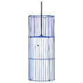 SOLVINDEN Pendant lamp, blue, 48 cm