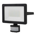 GoodHome Floodlight Lucan, motion sensor, 30 W, black