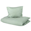 Leander Junior bedding, 100x140 cm, Woodland, Organic Cotton, Sage green