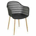 Chair Becker, black/natural